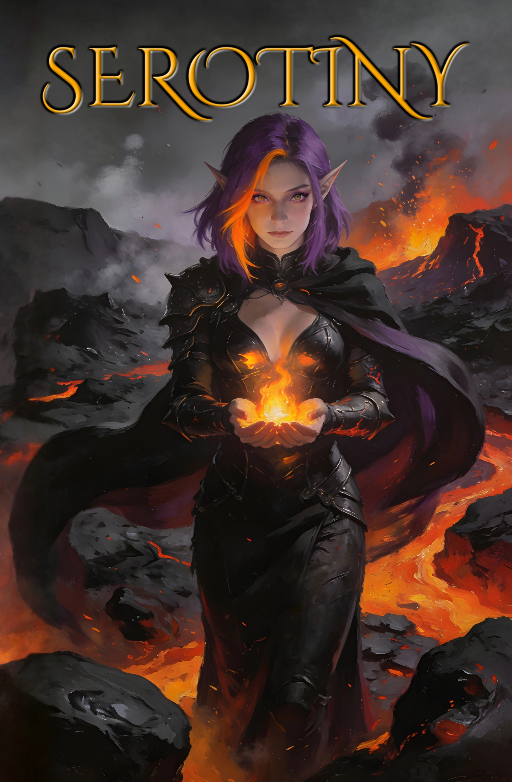 Serotiny book cover — a dark fantasy novella by K.A. Colgan